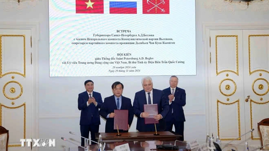 Dien Bien and Saint Petersburg ink cooperation agreement